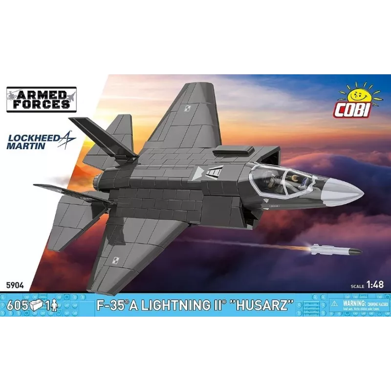 Konstruktionsset Cobi F-35A Lightning II — 605 Teile, Maßstabsmodell