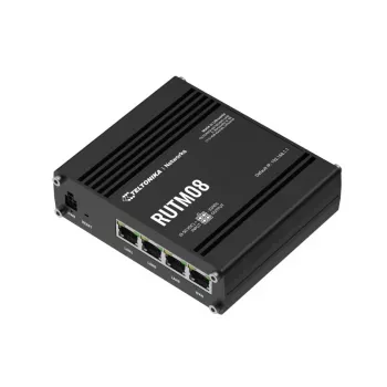 Teltonika RUTM08 kabelgebundener Router Gigabit Ethernet Schwarz