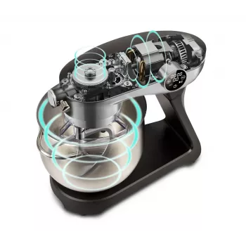 G3 Ferrari G20137 Mixer Küchenmaschine 2300 W Schwarz, Edelstahl