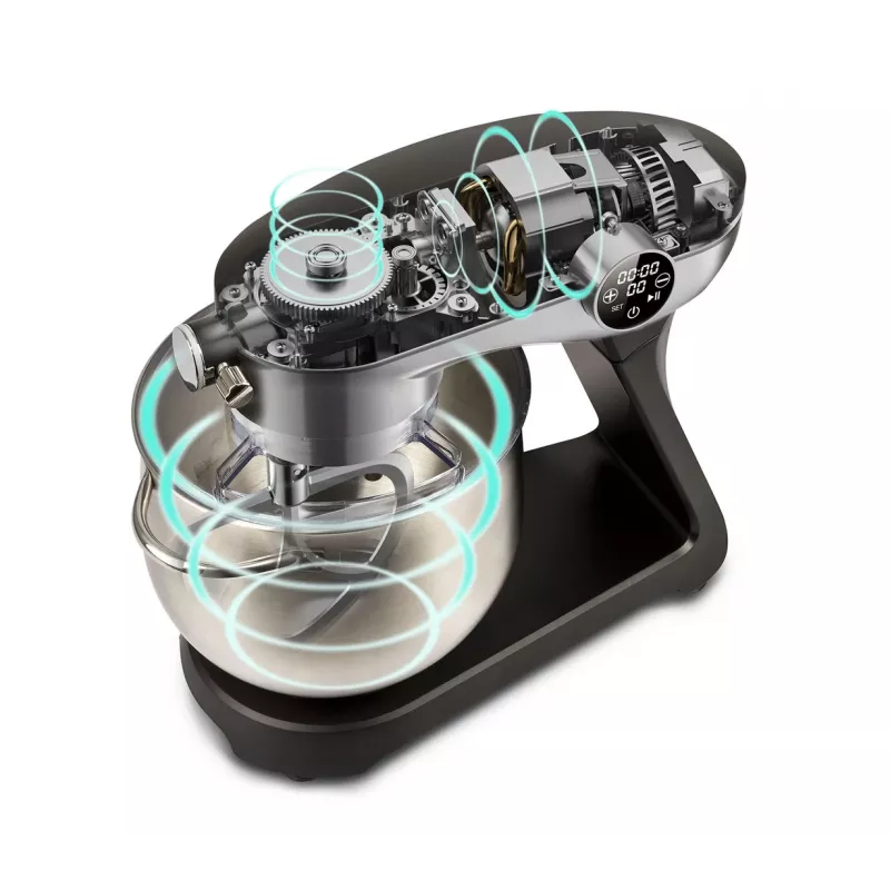 G3 Ferrari G20137 Mixer Küchenmaschine 2300 W Schwarz, Edelstahl