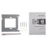 Video-Gegensprechanlage Hikvision DS-KH8350-TE1 7 Zoll IPS-Touchscreen, PoE, SIP, MicroSD-Steckplatz, 1024×600, Aluminiumgehäuse, Schwarz