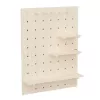 Kabelorganizer MACLEAN MC-131 WD Holzbrett für Tisch- und Wandmontage, max. Belastung 20 kg