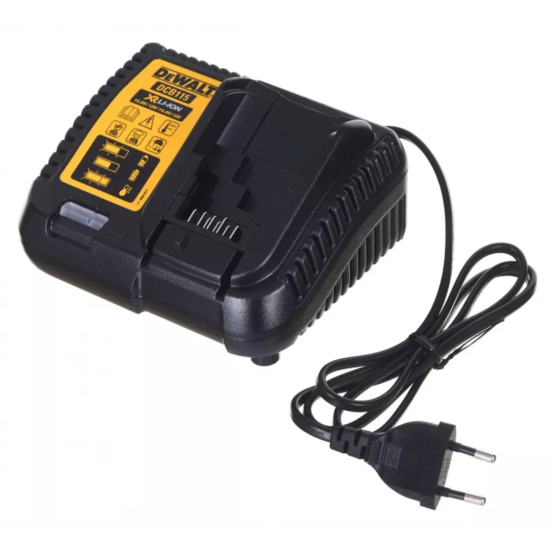 Kombi-Set für Elektrowerkzeuge DeWALT DCK2080P2T-QW — 18V Li‑Ion 5Ah (2x), DCG405 Winkelschleifer, Bohrschrauber, M14 Schleiftellergewinde, Tragekoffer