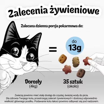 Katzenleckerli Felix Party Mix Ocean Mix Beutel 60 g – Snack für ausgewachsene Katzen