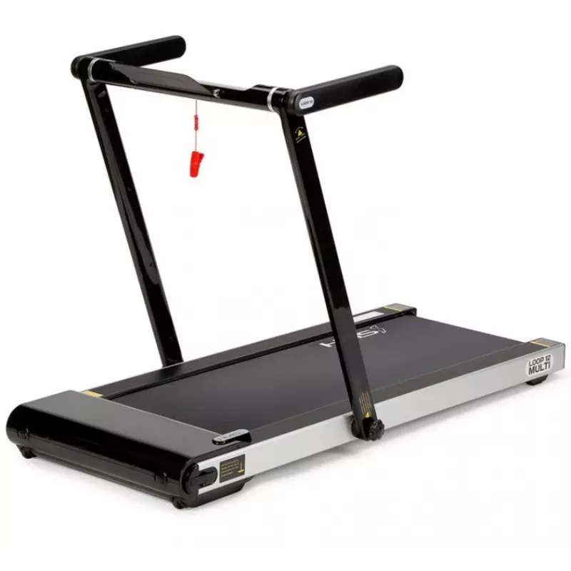 HMS LOOP12 MULTI Elektrisches Laufband mit Schreibtisch 1-12 km/h, schwarz