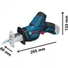Bosch GSA 10,8 V-LI Professional Schwarz, Blau