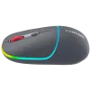 Canyon MW-22 2in1 RGB kabellose Maus - Grau - Bluetooth/RF - 1.600 dpi - wiederaufladbar