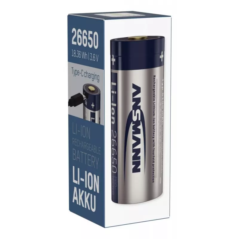 Wiederaufladbare Batterie Ansmann 1307-0012 Lithium-Ion 3,6V