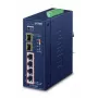 PLANET IGS-624HPT Netzwerk-Switch Unmanaged Gigabit Ethernet (10/100/1000) Power over Ethernet (PoE) Blau