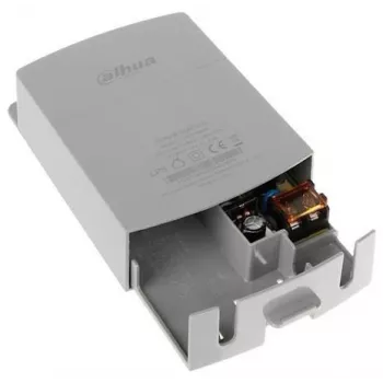 Netzteil DAHUA PFM300 — für Kameras, Eingang 180–264 V 50–60 Hz, kompakt 37 × 88 × 138 mm, grau