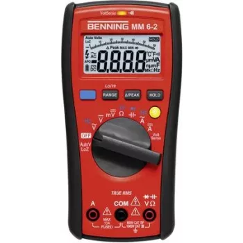 Benning MM 6-2 + SDT 1 Hand-Multimeter digital CAT III 1000 V, CAT IV 600 V Anzeige (Counts): 6000 (044087)