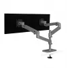 Ergotron LX Pro - Montageset (Doppelarm) - für 2 LCD-Bildschirme - Lochplattenmontage - Aluminium - Dunkelgrau - Bildschirmgröße: bis 61 cm (bis 24 Zoll)