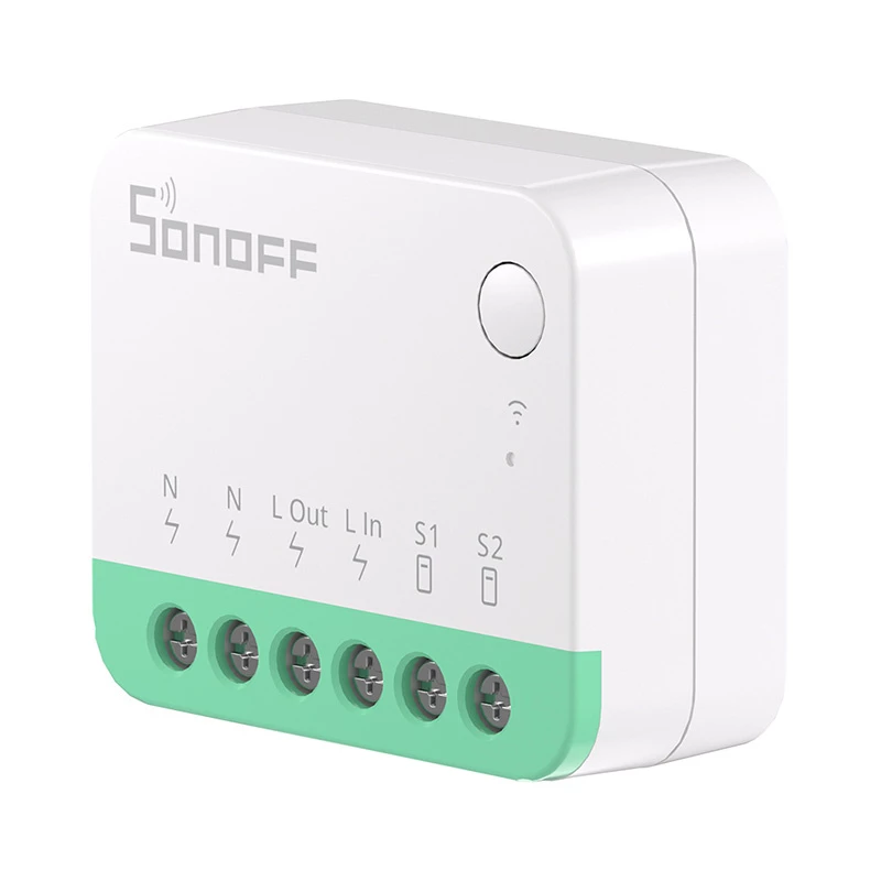Sonoff MINIR4M Matter smarter WLAN-Minischalter (HomeKit, SmartThings, Home Assistant).