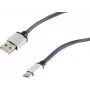 USB-Kabel S/CONN 14-50030 USB 2.0 2 m USB A USB C Blau