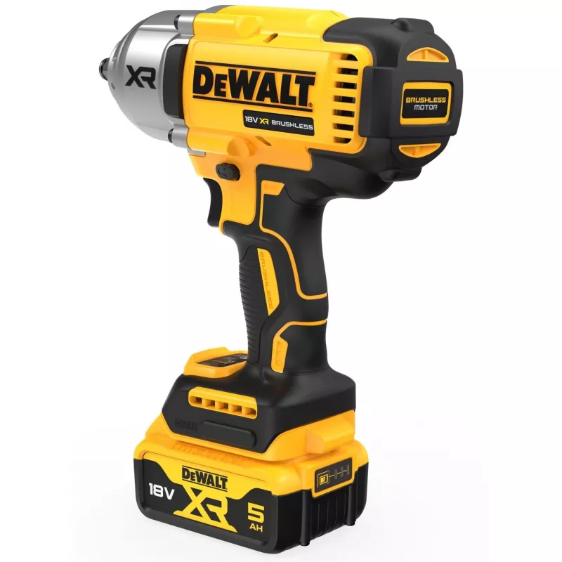 Schlagschrauber DeWALT DCF900P2T-QW 1/2 Zoll bürstenlos 18 V, 1898 N·m, 5 Ah Akku, 2 Akkus, Ladegerät, Koffer