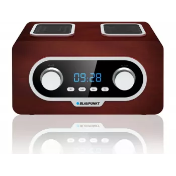 Tragbares Radio BLAUPUNKT PP5.2BR — FM-Taschenradio, 60 Senderspeicher, USB/MP3, AUX, wiederaufladbarer Akku 1000 mAh, 3 W RMS, Bronze
