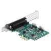 DeLOCK - Adapter Parallel/Seriell - PCIe 1.1 Low-Profile - parallel x 1 + Seriell x 2 (90413)