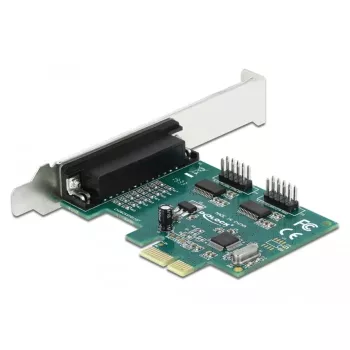 DeLOCK - Adapter Parallel/Seriell - PCIe 1.1 Low-Profile - parallel x 1 + Seriell x 2 (90413)