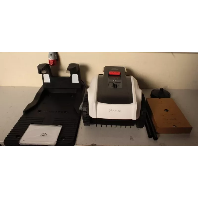 SALE OUT. Ecovacs GOAT O800 RTK Rasenmäher-Roboter, bis zu 800 m², LiDAR-erweiterte RTK-Navigation, SmartEdge, Weiß | Ecovacs | Rasenmäher GOAT O800 RTK | UNVERPACKT, WEISSE FLECKEN AM RAD