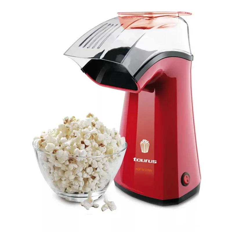Popcornmaschine Taurus 968375000 S7600343 — 1100 W, transparente Abdeckung, 3 Min. Zubereitung