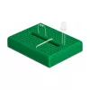 Breadboard DELOCK 18321 — lötfreies Steckbrett, Kunststoff, 36×46×10 mm, grün