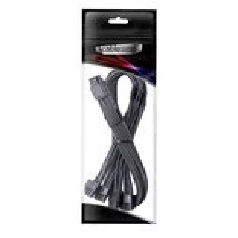 CableMod Kabelverlängerungsset C-Series Pro ModMesh 16-Pin auf 4×8-Pin für Corsair Type 4/3 Netzteile, Carbon, 60 cm