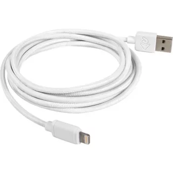 USB 2.0 Adapterkabel, USB-A-Stecker > Lightning-Stecker (Weiß, 2,0 Meter)