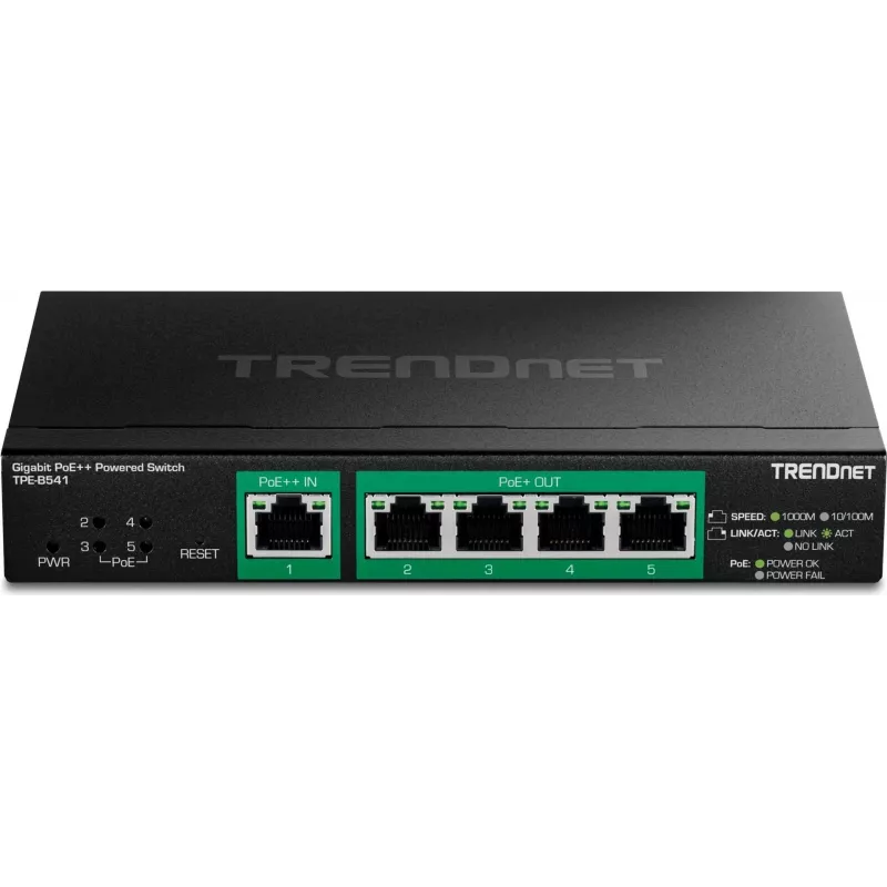 Switch TRENDnet TPE-B541 5-Port Gigabit PoE++ 1 Gbps