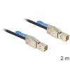 DeLOCK 83395 Serial Attached SCSI (SAS)-Kabel 2 m Schwarz