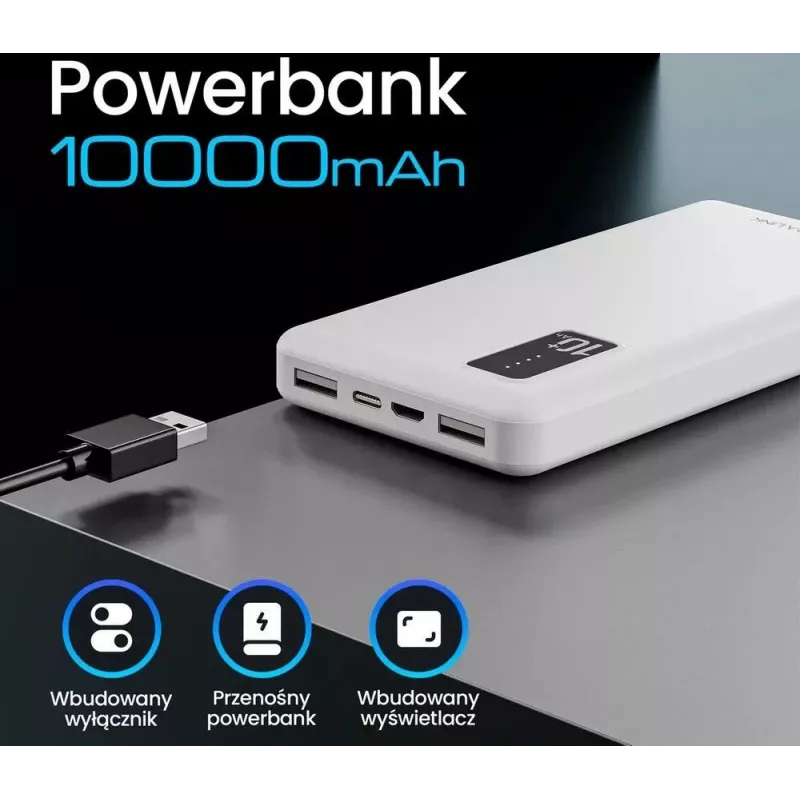 Tragbare Powerbank Extralink EPB-098W 10000mAh