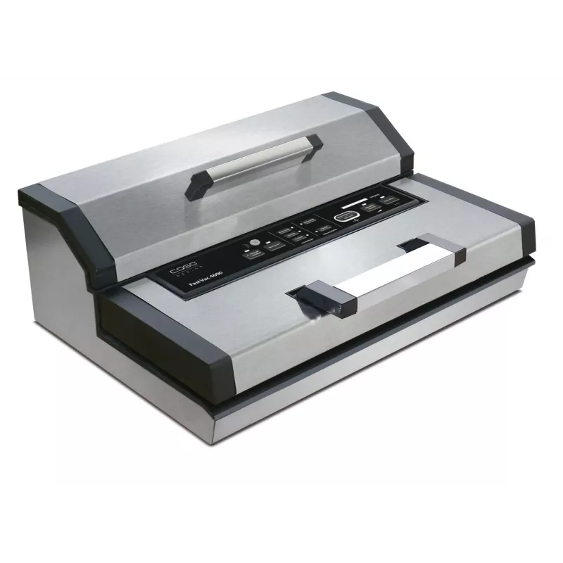 Caso | Professioneller Vakuumierer | FastVac 4000 | Leistung 350 W | Temperaturregelung | Edelstahl