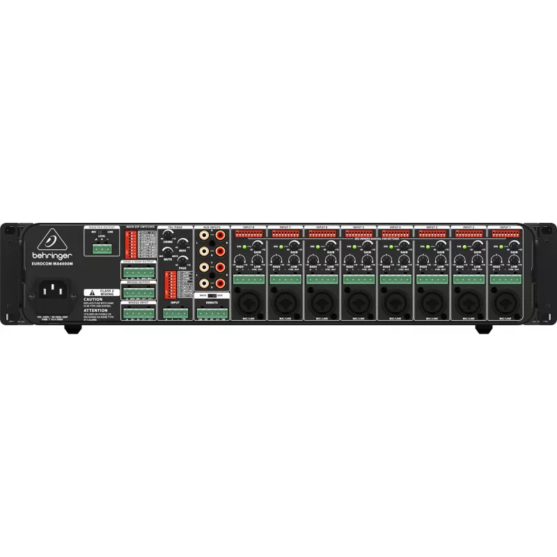 Behringer MA6000M Audioverstärker Performance/Bühne Schwarz