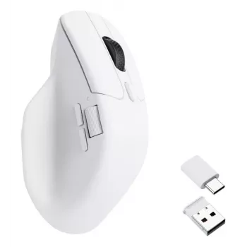 KEYCHRON M6 (1000Hz) Weiße kabellose Maus