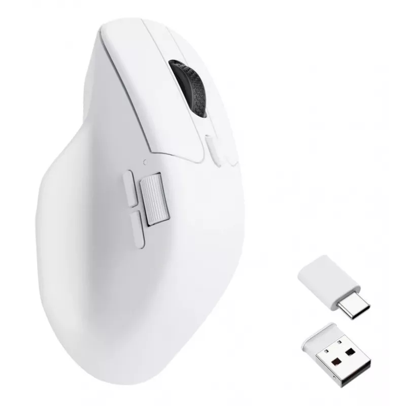 KEYCHRON M6 (1000Hz) Weiße kabellose Maus