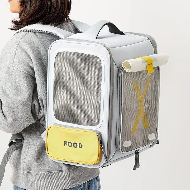 PETKIT Breezy xZone Katzenrucksack - Grau