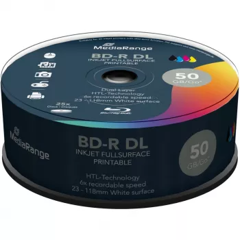 BD-R DL MediaRange MR510 50 GB 25 Stk.
