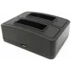 GoXtreme Dual Vision 4K Akku-Ladestation – Dual-Bay-Ladegerät für Action-Kamera-Akkus, Modell 01492