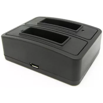 GoXtreme Dual Vision 4K Akku-Ladestation – Dual-Bay-Ladegerät für Action-Kamera-Akkus, Modell 01492