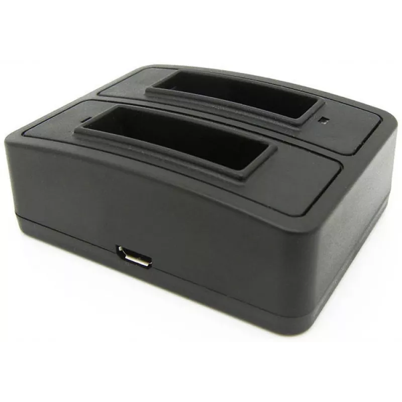 GoXtreme Dual Vision 4K Akku-Ladestation – Dual-Bay-Ladegerät für Action-Kamera-Akkus, Modell 01492