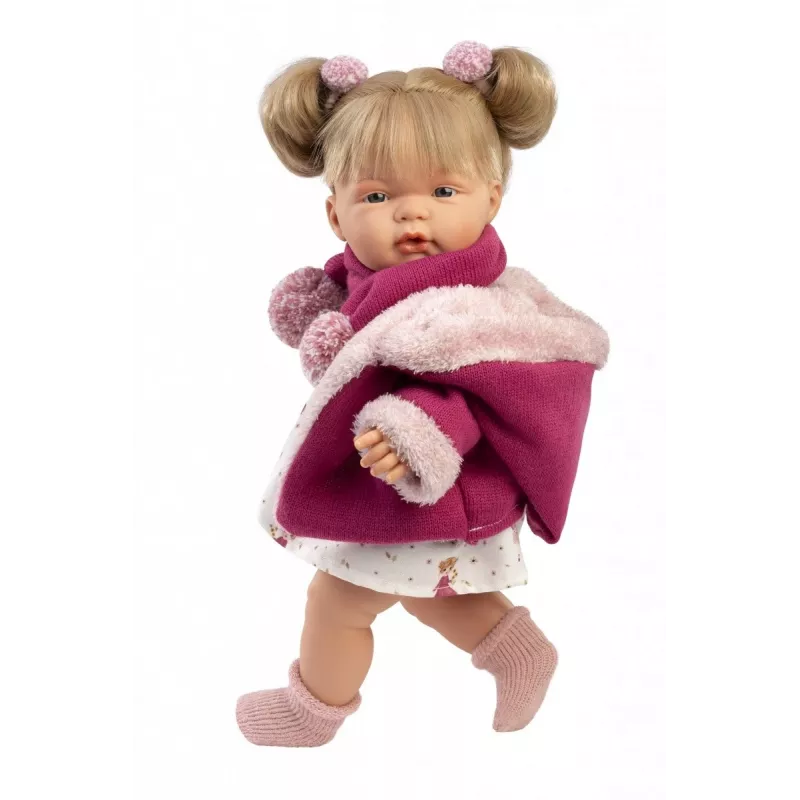 Puppe Joelle 38 cm von Llorens — weinende Babypuppe mit realistischen Merkmalen und weichem Körper