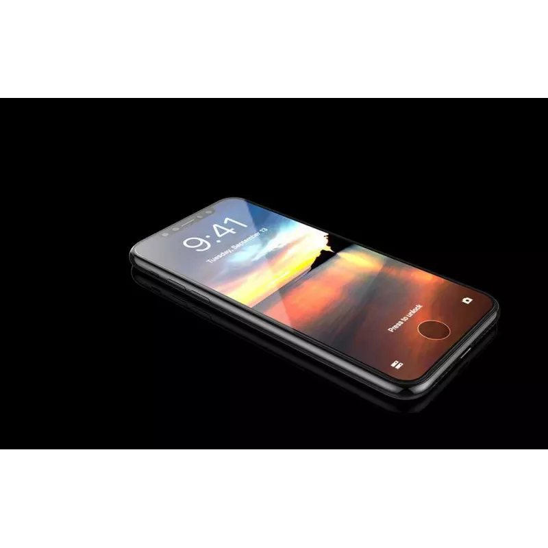 Displayschutzfolie aus gehärtetem Glas Devia Van Entire View für iPhone XR 6,1 Zoll – Schwarz