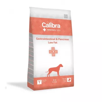Calibra VD Gastrointestinal & Pancreas Low Fat Trockenfutter für Hunde 2 kg