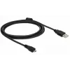 USB-Kabel DeLOCK 82335 USB 2.0 2 m USB A Micro-USB B Schwarz