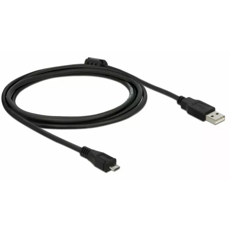 USB-Kabel DeLOCK 82335 USB 2.0 2 m USB A Micro-USB B Schwarz