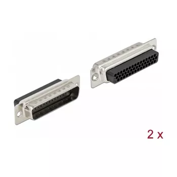 Kabelstecker DeLOCK 66714 D-Sub HD 44 Pin Schwarz Silber