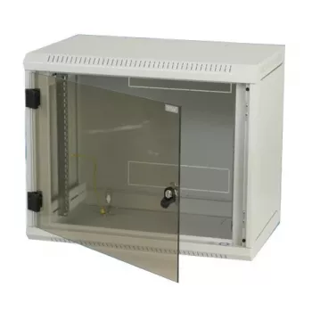 Triton 19 Rack Wandmontage 18U/500 Glastür Wandgehäuse Grau