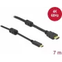 Aktives USB-Typ-C-auf-HDMI-Kabel DeLOCK 85973 4K 60 Hz 7 m