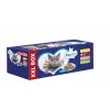 PREVITAL XXL BOX Geschmacksmix mit Huhn, Kalb, Lachs und Leber in Soße - Nassfutter für Katzen - 48 x 100g