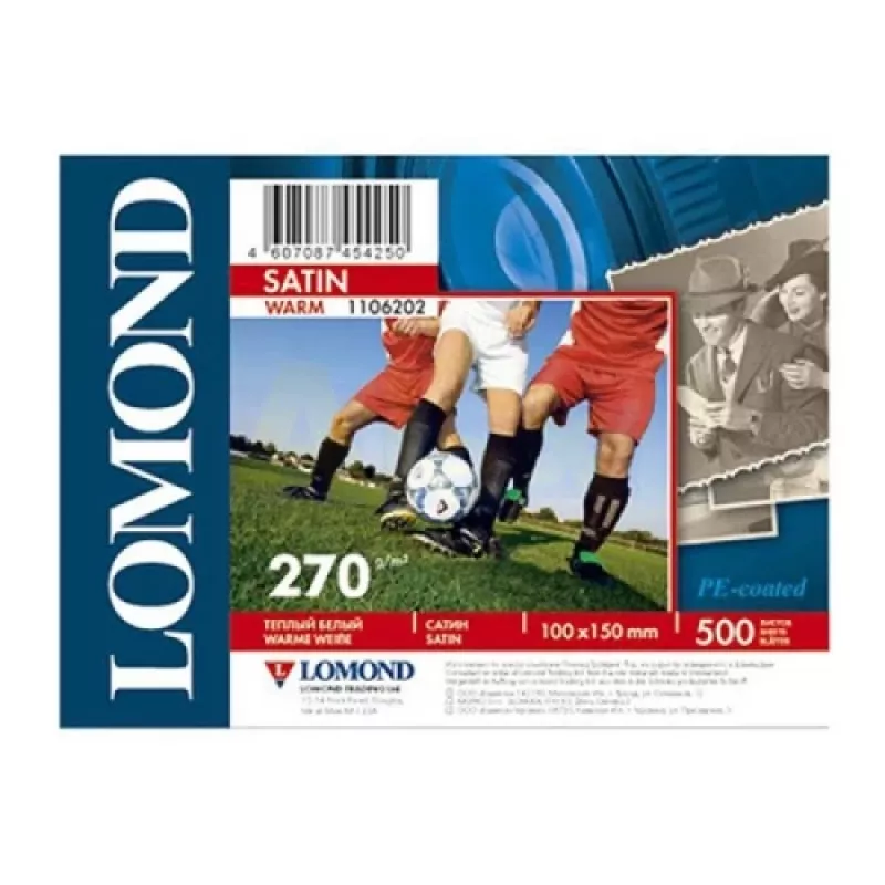 Fotopapier Lomond Premium 270 g/m² 10×15 cm 500 Blatt Warmton