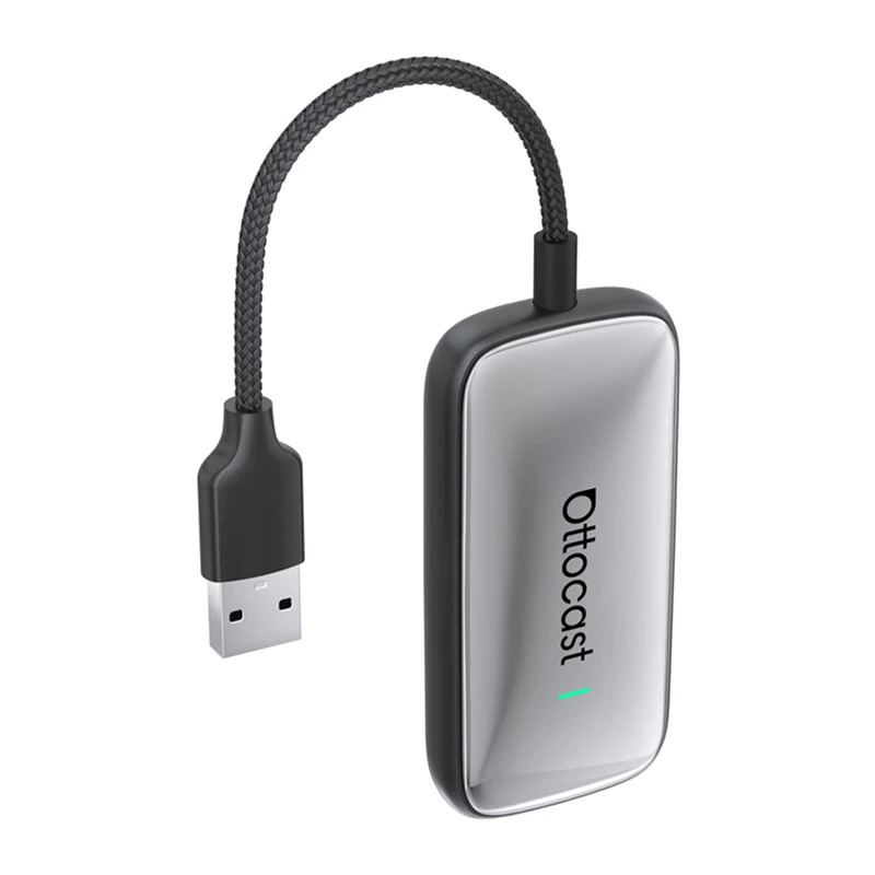 Wireless-Adapter Ottocast Play2Video CA515-T für CarPlay und Android Auto